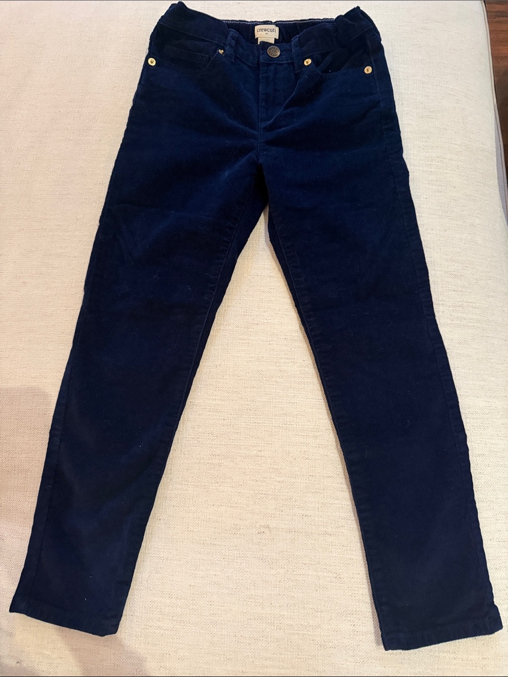 Corduroy Slim Jeans in Navy Blue by Crewcuts JCrew